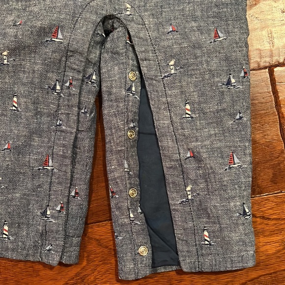 Linen Overalls, 18-24 months - Picture 4 of 5